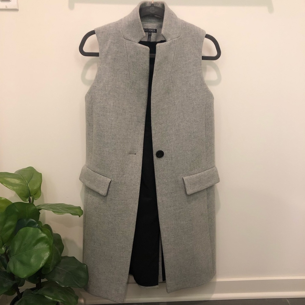 Intermix Long Blazer Vest